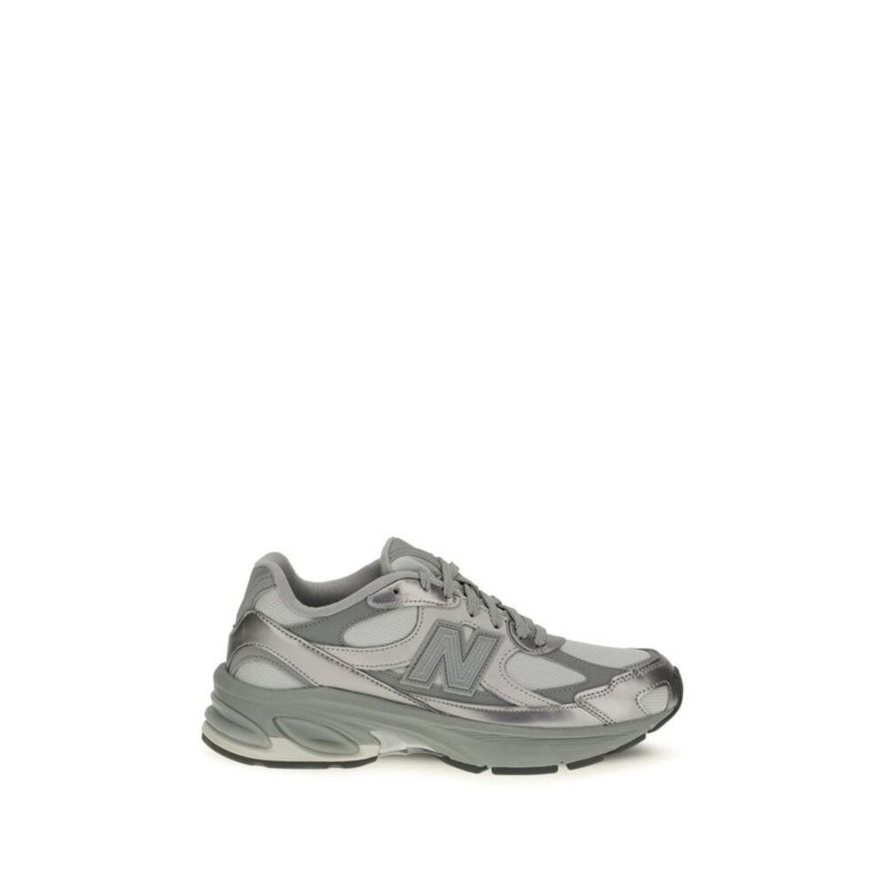 New Balance Gray Fabric Athletic Women's Sneakers